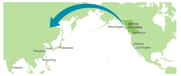 Closest Gateway To Asia Vancouver is well positioned to take advantage of trade relationships with the Asia Pacific region shortest sea route between North America and Asia 120 non-stop flights a