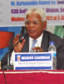 for the Small and Medium Enterprises of the country. Session Chairman and Past President, ICAB, Mr.