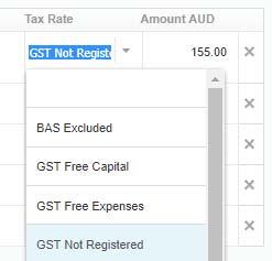 In Qty type 1 then TAB to Unit Price and type 155.00 8. TAB to Account and type 429 for General Expenses and TAB 9.