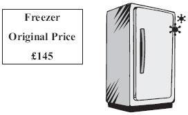 5. A shop sells freezers and cookers. The ratio of the number of freezers sold to the number of cookers sold is 5 : 2 The shop sells a total of 140 freezers and cookers in one week.