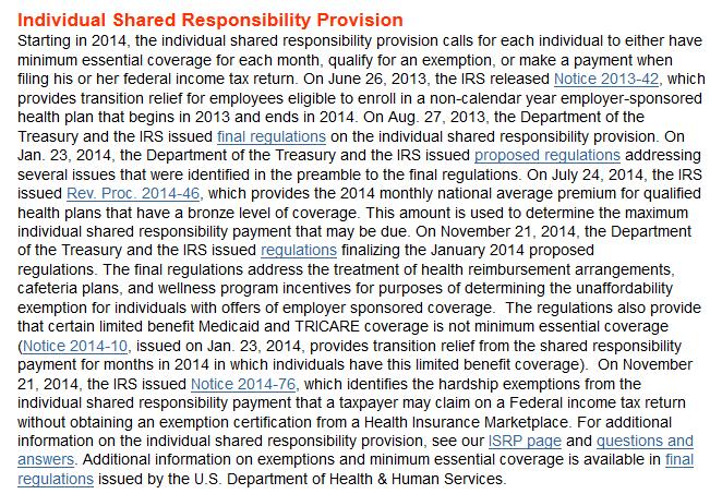 Missing a link to regs issued 11/26/14.