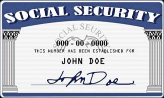 Social Security Card Your ID number to the United States Government. To keep track of the earnings history of U.S. workers for Social Security entitlement and benefits, it is assigned at birth or