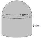 radius 14cm and height