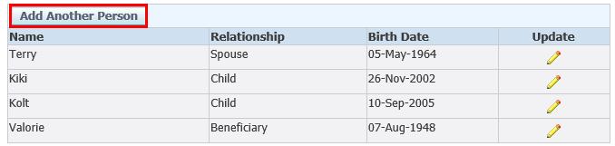 3. Under Name and Relationship, enter or update the contact s information. Fields marked with an asterisk (*) are required. 4. Click the drop-down menu to select the appropriate Relationship.