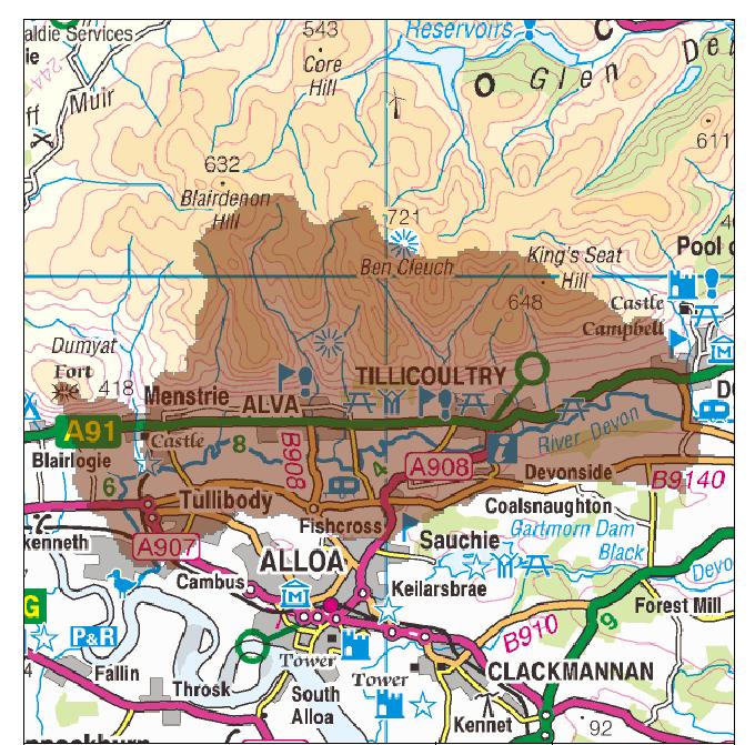 Hillfoots Villages (Potentially Vulnerable Area 09/04) Local Plan District Local authority Main catchment Clackmannanshire Forth River Devon Council, Stirling Council Background This Potentially
