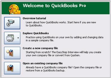 QuickBooks Set-Up - Interview After you load QuickBooks on your PC and open it for the