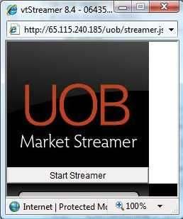 Overview With UOB Kay Hian s Streamer, you can now access live, i.e. streaming real-time, quotes on our US Internet Trading Platform.