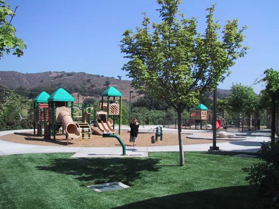 Photo of playgrounds at De Anza