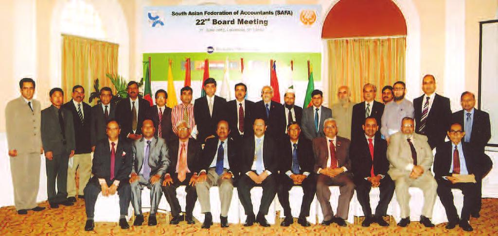 ICAB Delegates Attends SAFA Meetings and SAFA CMA Summit at Sri Lanka A five members ICAB delegation led by Mr. Md.
