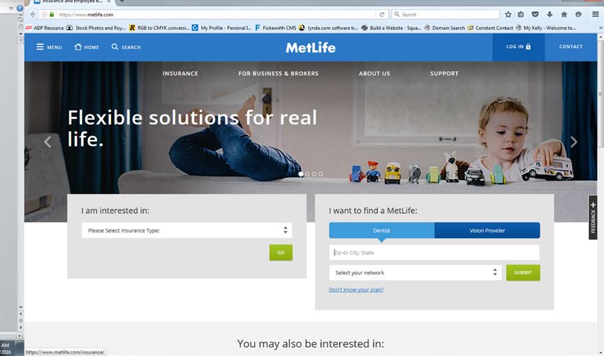 Finding a Provider MetLife HMO Dental 1: Go to www.metlife.
