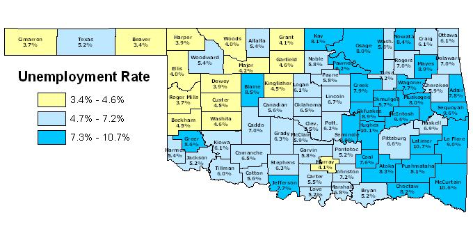 Unemployment remains relatively low in Oklahoma, including in Stephens County