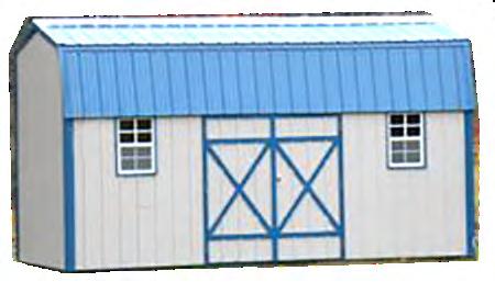 .. $ 9604 76 side walls 72 x 72 double doors Loft Vapor barrier on roof 5/8 treated flooring Treated 4 x 4 skids Ladder Wall studs 24 on
