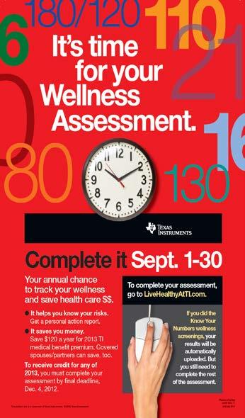 It s not too late to take the Health Assessment You and your spouse