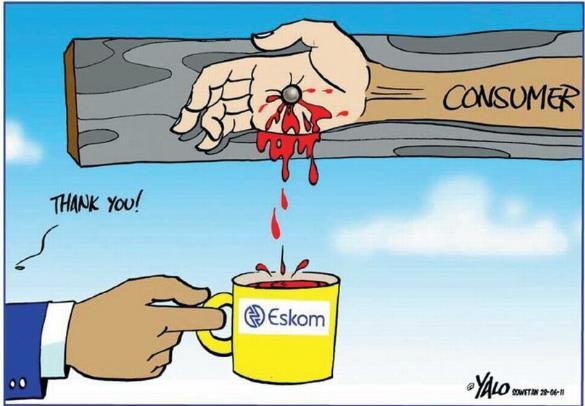 The application Eskom tariffs have increased 2.