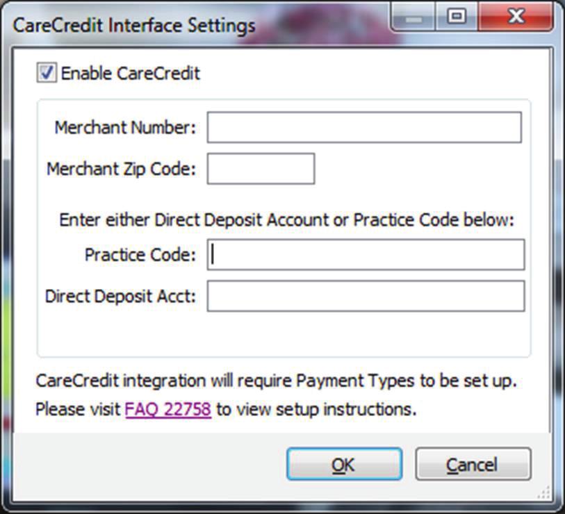 CareCredit Integration CareCredit users can now enter CareCredit payments and perform CareCredit refunds from within Eaglesoft, which will update in CareCredit s system.