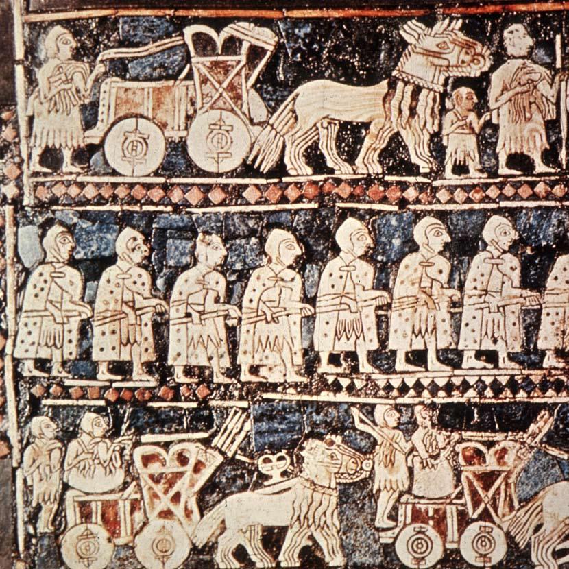 16 Detail of a Banner from the Sumerian