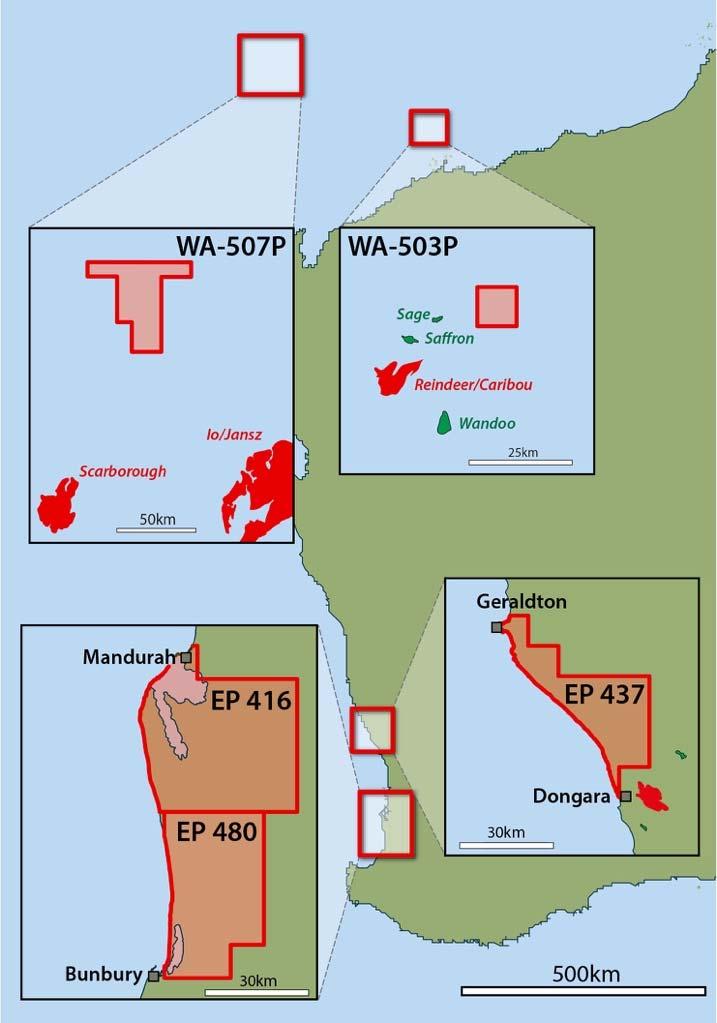 Project Portfolio 5 permits across 4 projects Located within proven WA petroleum provinces Operator of all permits except EP437 Diverse portfolio Oil &
