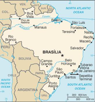 INTRODUCTION Figure 2: Map of Brazil