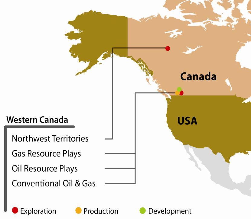 Western Canada Maintain production at existing levels (~160,000 boe/day) Resource Plays Reinforce key technical and execution skills Exploit plays on existing land base Build material
