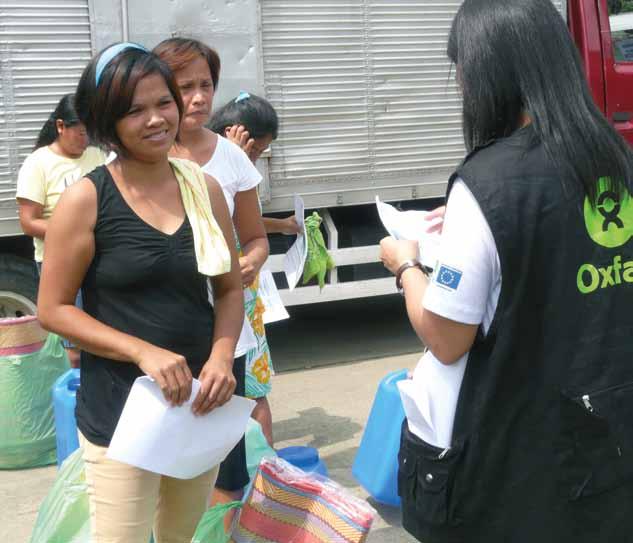Phase 1 beneficiaries received a hygiene kit and a cash transfer of PHP 1,000 (approximately USD 20).