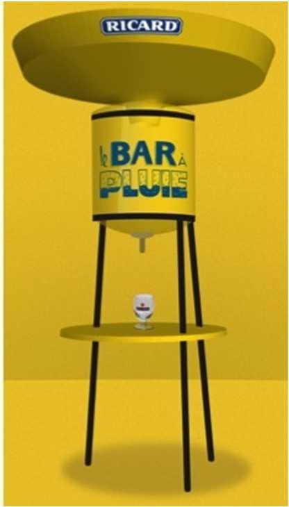 advertising campaign Le Bar à Pluie