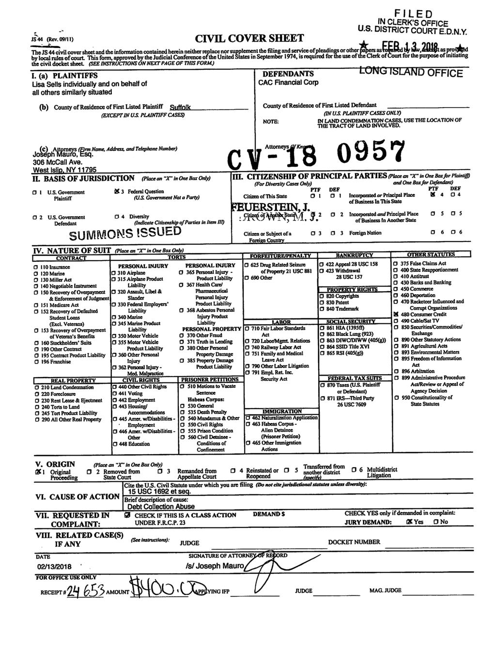 Case 2:18-cv-00957-SJF-GRB Document 1-1