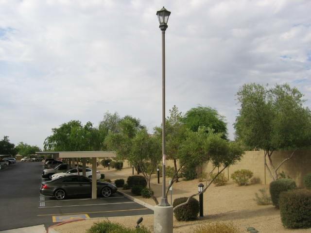 Comp #: 300 Pole Lights - Replace Quantity: Approx (22) Lights Location: Parking areas throughout community Evaluation: Appear functional and in good shape.
