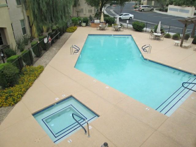 Comp #: 810 Pool Deck - Resurface Quantity: Approx 2,200 Sq Ft History: Resurfaced in 2016 for $11,270. Location: Pool area Evaluation: Pool deck coating is new and in good condition.