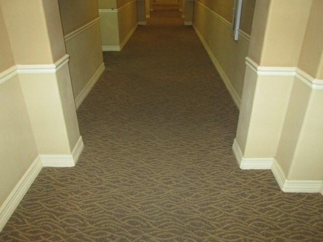 Comp #: 1102 Carpet Floor - Replace Quantity: Approx 3,335 Sq Yds Location: Hallways at Buildings 10, 11 & 12 Evaluation: Carpet conditions vary.
