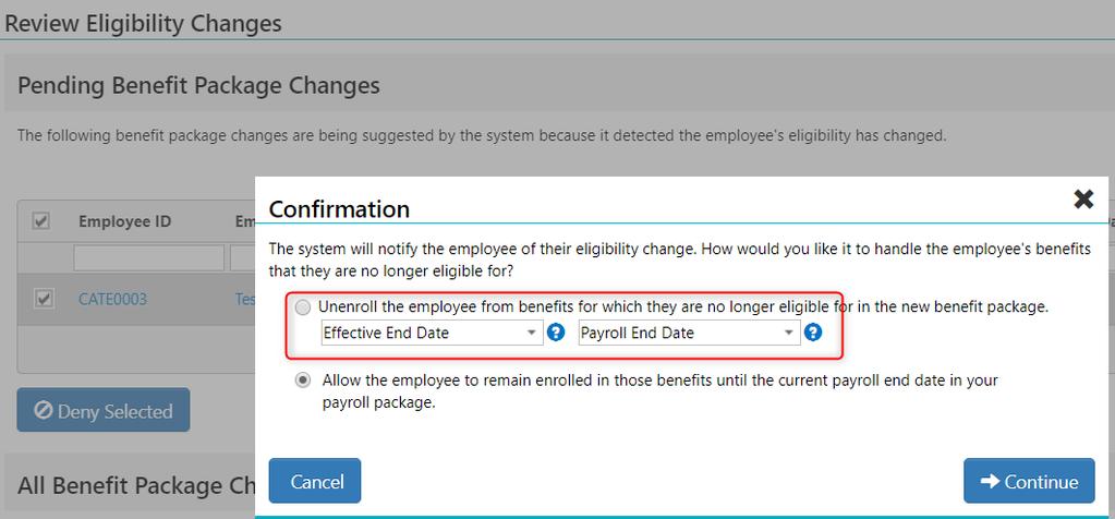 You will only want to send the inactive status when you want the payroll deduction and benefit to check the inactive box as displayed in the Dynamics GP image above.
