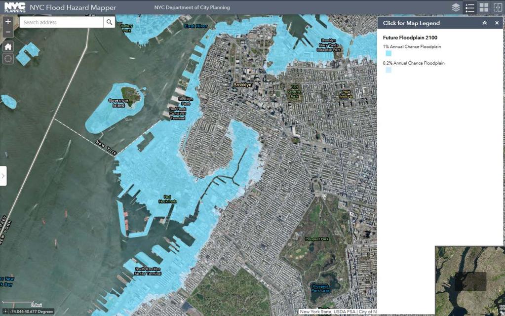 Looking into the future Anticipating changes in flood risk Hazard map