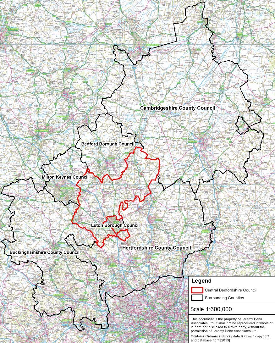 1.5 The local Strategy covers Central Bedfordshire Council area only.