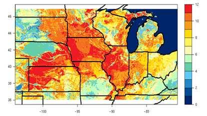 Water Supply and Water Requirements Are Balanced and AWI Indicates Positive Yield Outcome Soil Moisture Runoff