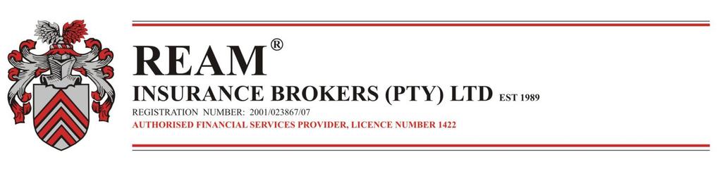 REAM INSURANCE BROKERS (PTY) LTD (Registration Number 2001/023867/07) (the "COMPANY") MANUAL in terms of Promotion