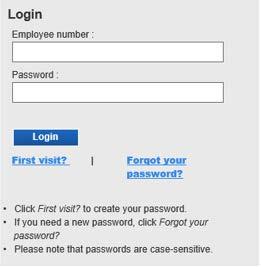 to create your profile/password.