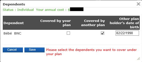 3 2 You need to indicate how your dependent will be covered :