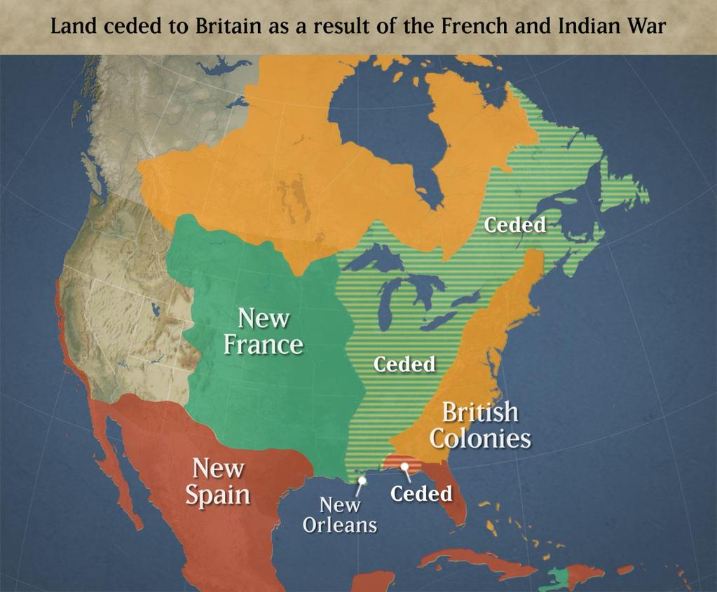 Results of the French and Indian War Native Americans lose the French as their ally Colonists have a sense of unity because of their