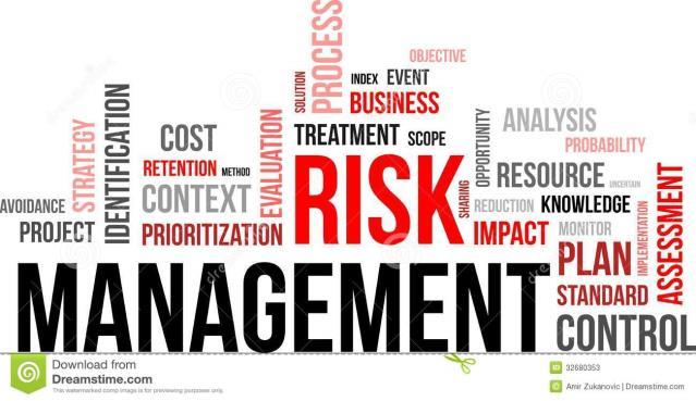 Risk management should be integral to policy development, and practices such as business and strategic planning, and change management.