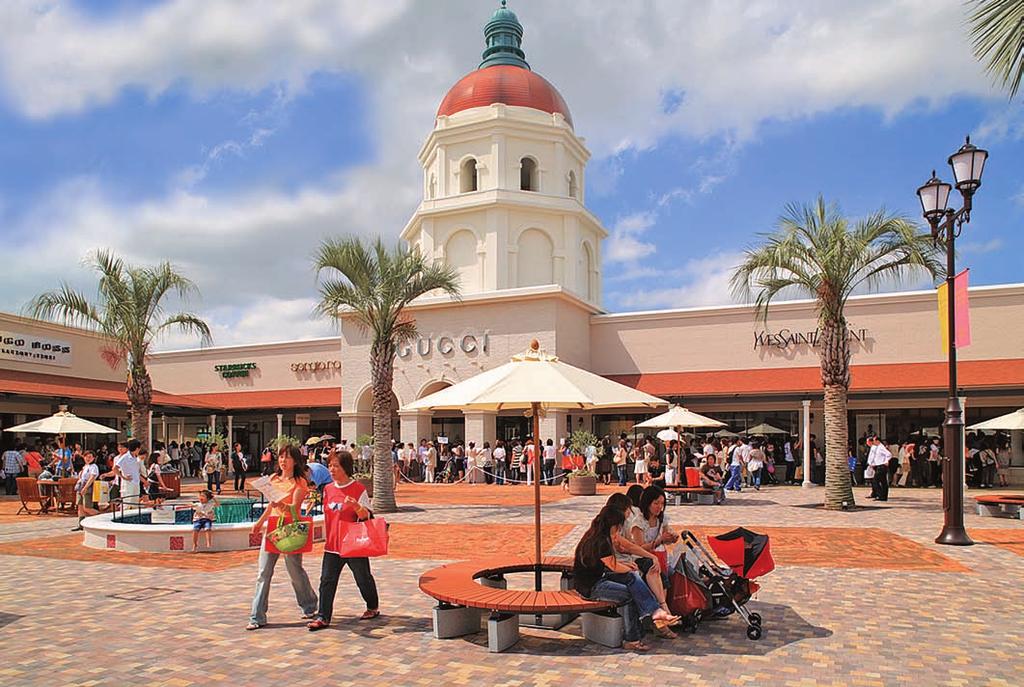 2007 Annual Report Kobe-Sanda Premium Outlets, Kobe, Japan Focus for 2008 New Developments c Houston Premium Outlets will comprise 427,000 square feet and is scheduled to open on March 27, 2008 in