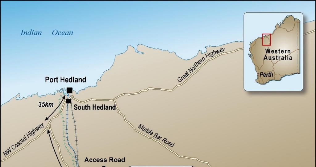 Developing a World-Class Lithium Mining Centre Pilgangoora Project located 120km south of Port Hedland in WA s Pilbara region Reserve location offers strategic advantages for