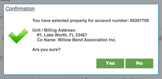 Adding Your Property/Unit(s) After confirming your profile information, you will be brought to the Lookup Address page seen below.