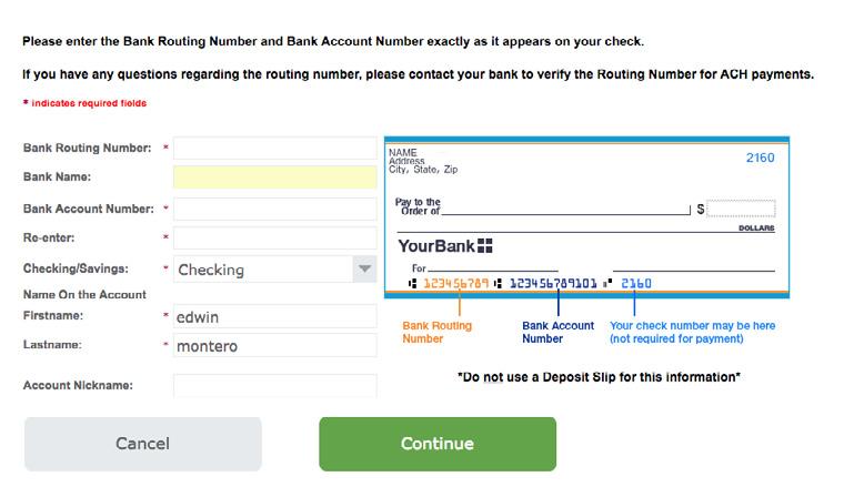 To connect a debit or credit card to your account, select the Add Credit Card/Debit Card option.