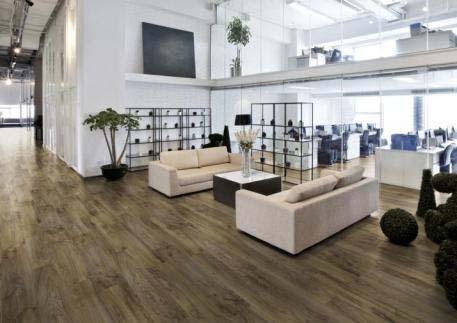Education, Aged care, Office, Healthcare Designed and Made in Europe Launch in September of the new modular vinyl solution, id Inspiration Click (LVT): glueless flooring solution for commercial