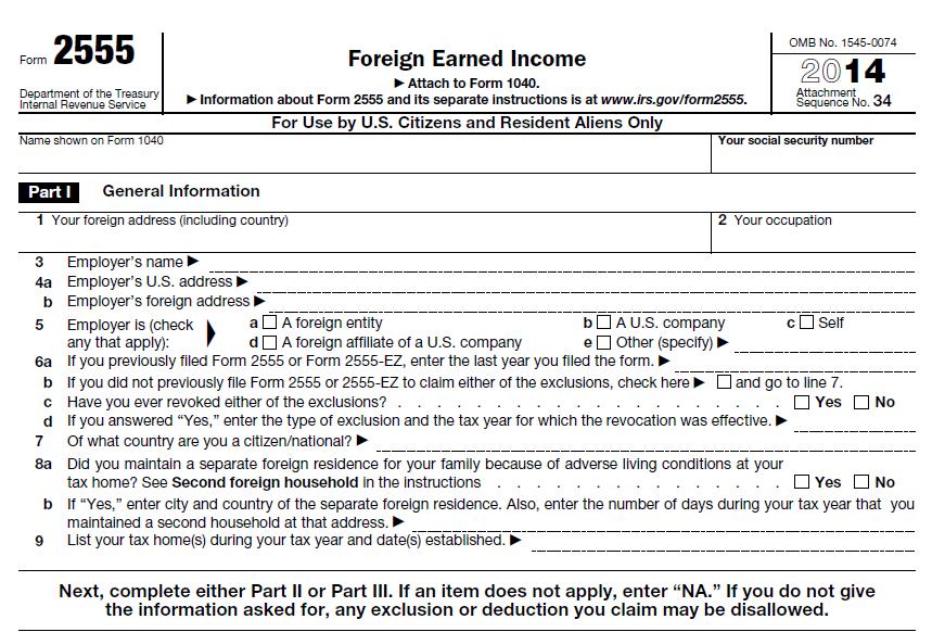 Take the exclusion on Line 21 of Form 1040 REPORT OF FOREIGN BANK AND FINANCIAL ACCOUNTS (FBAR) United State persons that have a financial interest in or signature authority over a foreign financial