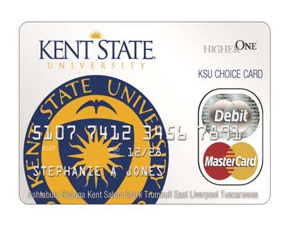 The KSU Choice Card It is NOT a credit card Each student will be issued a Personal Code in order to select a refund preference for their student refunds Direct Deposit to a personal bank account