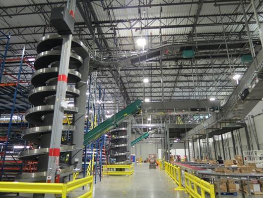 Automated Technology Vistar Retail Central an automated parcel distribution facility in Southaven, Mississippi Allows for significant enhancement to product availability and outbound order shipping