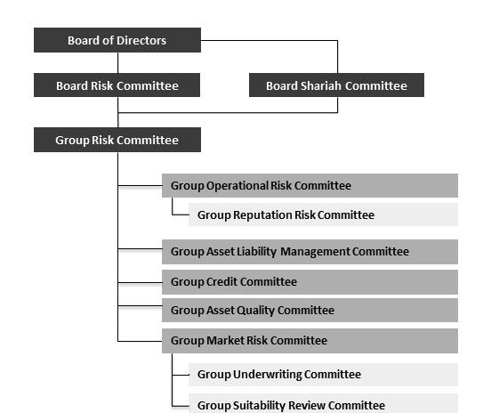 46 Financial Risk Management (Continued) (c) Risk Governance (Continued) The structure of CIMB Group Risk Committees is depicted in the following chart: Similar risk committees are set-up in each of