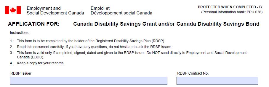 1.1 Downloading the Forms To download the application form, Annex A and/or Annex B, visit the following Web address: http://www.esdc.gc.ca/eng/disability/savings/issuers/index.