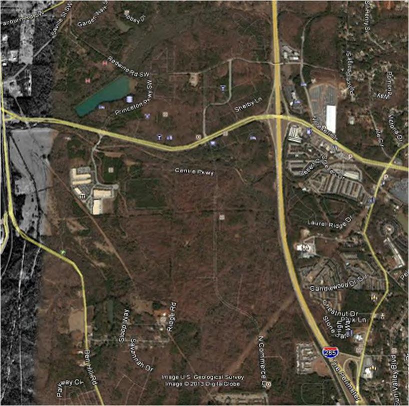 TAD EXAMPLES: EAST POINT - CAMP CREEK MARKETPLACE East Point created an 814 acre TAD along Camp Creek Parkway in 2001. The issuance of an 8.