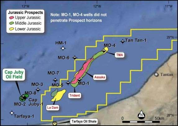 Morocco Tarfaya Block High impact prospective acreage with 25% (1) equity Large block size: 11,282 km 2 Located in an area of recent global interest and high level of planned drilling activity